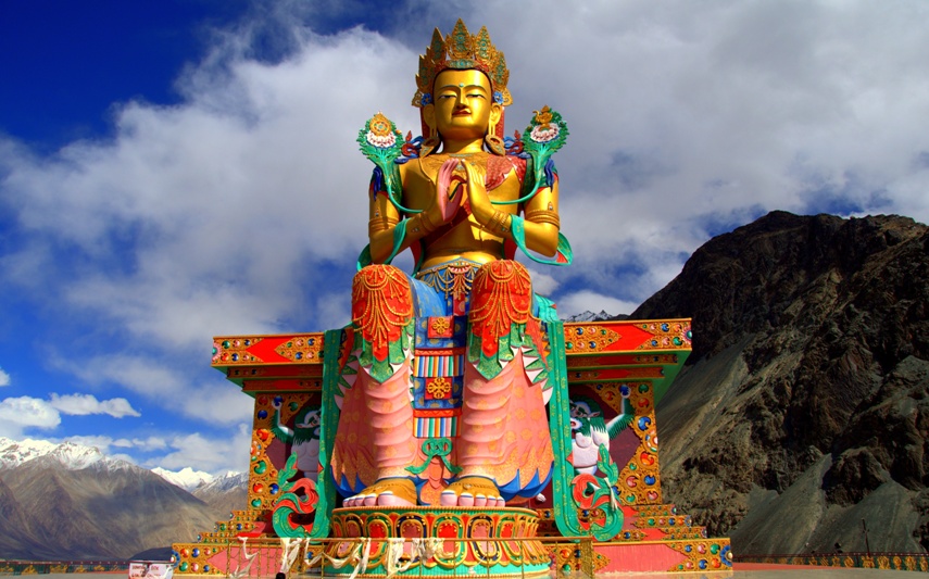 Diskit Monastery cultural Ladakh tour